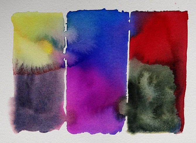 Decided to limit the colour wash components to just 6 here. The blooming seems to work I think. I like this one. Can you see the green man?