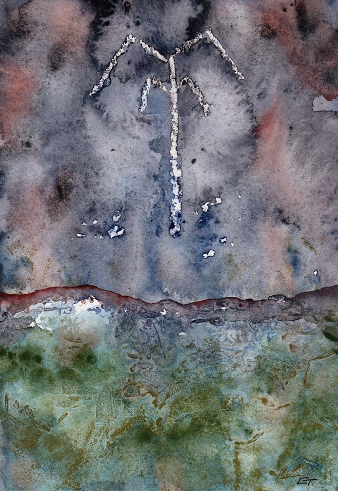 'Angel Night' : Christmas 2015 Painting